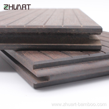 bamboo outdoor dark decking small groove
